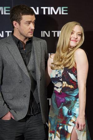Amanda Seyfried at In Time photocall in Madrid Spain on November 3, 2011 