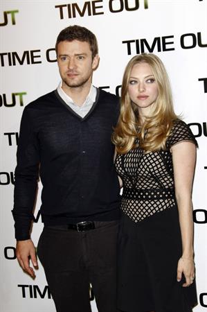 Amanda Seyfried Time Out photocall at Bristol Hotel in Paris on November 4, 2011 