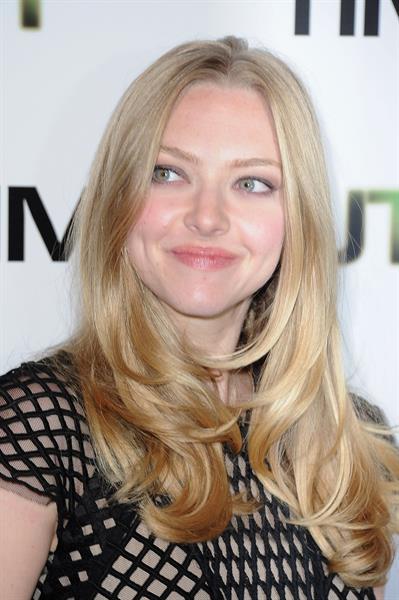 Amanda Seyfried Time Out photocall at Bristol Hotel in Paris on November 4, 2011 