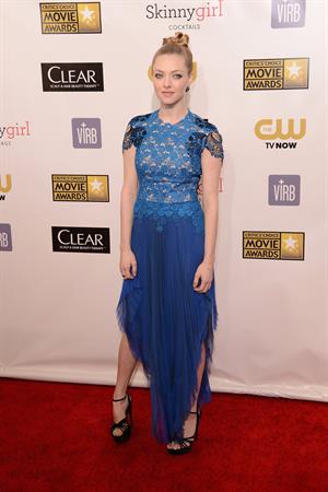 Amanda Seyfried 18th Critics' Choice Movie Awards in Santa Monica - 01/10/2013 