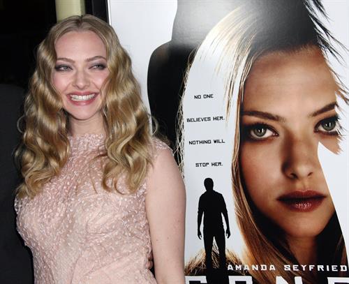Amanda Seyfried Gone premiere in Los Angeles on February 21, 2012