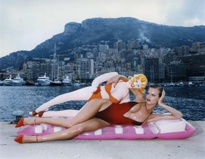Eva Herzigova in a bikini