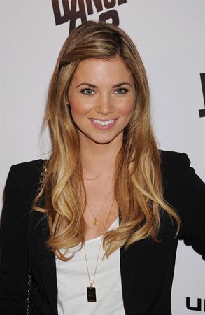 Amber Lancaster celebration of the launch of Ubisoft's Just Sance 2 at Las Palmas on October 19, 2010 