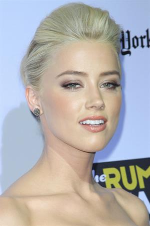 Amber Heard the Rum Diary premiere in Los Angeles on October 13, 2011