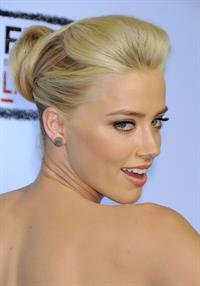 Amber Heard the Rum Diary premiere in Los Angeles on October 13, 2011