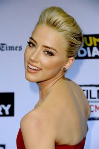 Amber Heard the Rum Diary premiere in Los Angeles on October 13, 2011