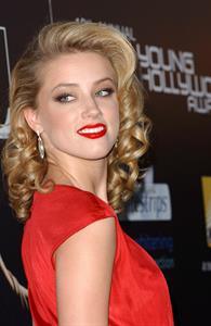 Amber Heard attends Hollywood Life magazine's 10th annual Young Hollywood awards in Hollywood on Apirl 10, 2008 