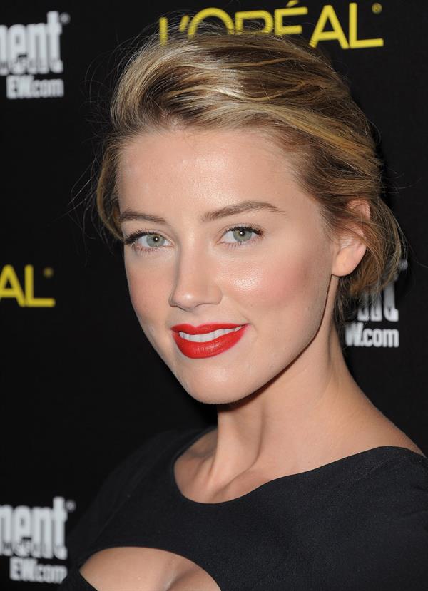 Amber Heard Entertainment Weekly's 17th annual pre screen Actor's Guild Awards party on January 29, 2011