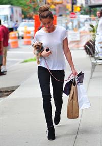 Amber Heard out and about in New York 10/28/12