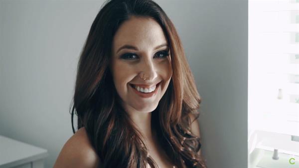 Meg Turney still from the Chive's question and answer video