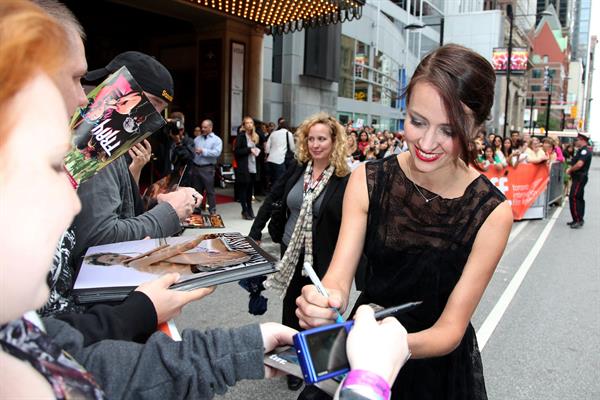 Amy Acker - Much Ado About Nothing premiere at Toronto Film festival - September 8, 2012