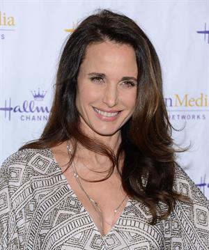Andie MacDowell Hallmark Movie Channels 2013 Winter TCA Press Gala The Huntington Library Gardens San Marino 