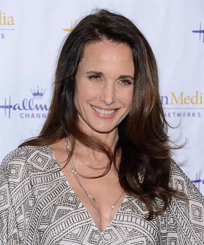 Andie MacDowell Hallmark Movie Channels 2013 Winter TCA Press Gala The Huntington Library Gardens San Marino 