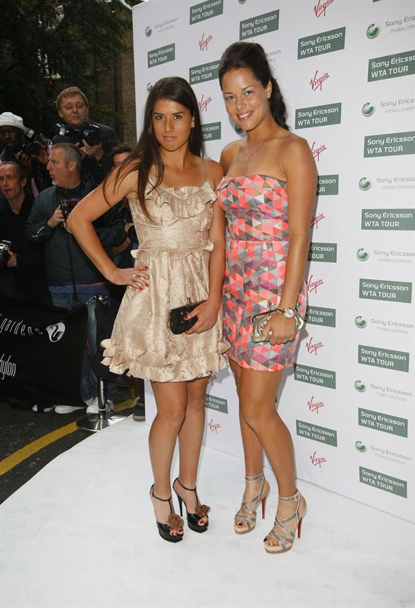 Ana Ivanovic pre Wimbledon party in London on June 17, 2010 