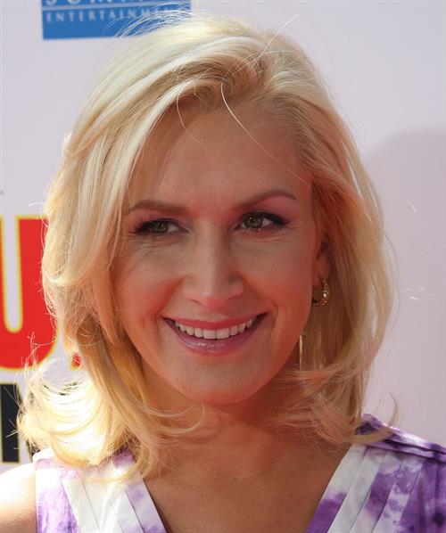 Angela Kinsey attending the Furry Vengeance premiere on April 18, 2010