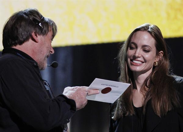Angelina Jolie at Academy Awards Rehearsal in Los Angeles on February 24, 2012 