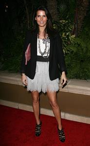 Angie Harmon QVC Red Carpet Style event at the Four Seasons Hotel on March 5, 2010 