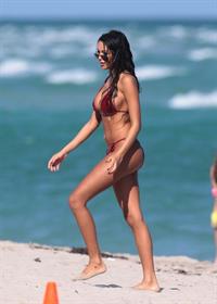 Nabilla Benattia in a bikini