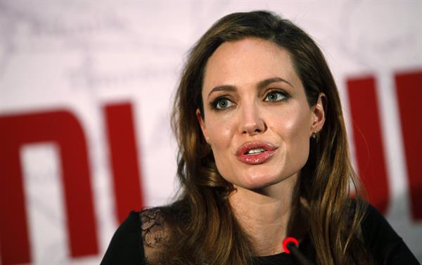Angelina Jolie press conference in Sarajevo on February 14, 2012 