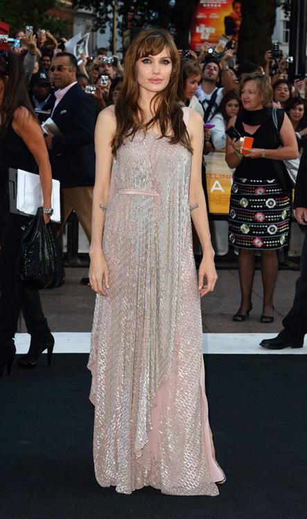 Angelina Jolie Salt Premiere in London on August 16, 2010 