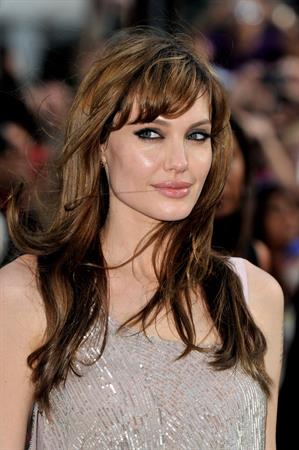 Angelina Jolie Salt Premiere in London on August 16, 2010 