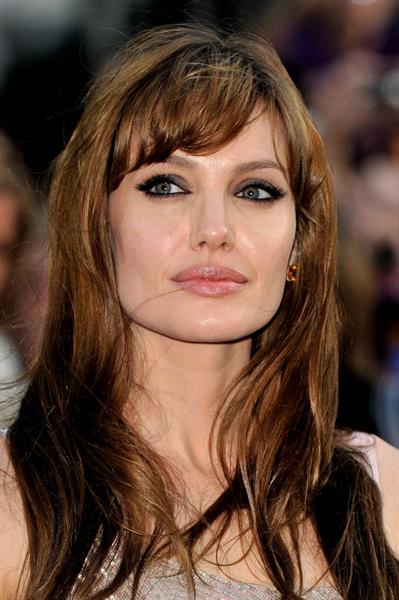 Angelina Jolie Salt Premiere in London on August 16, 2010 