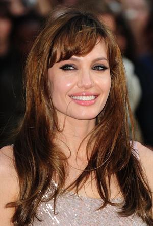 Angelina Jolie Salt Premiere in London on August 16, 2010 