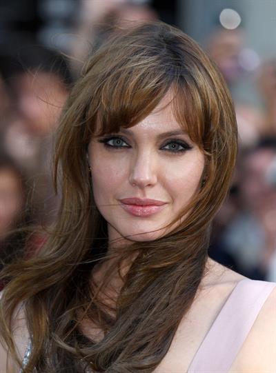 Angelina Jolie Salt Premiere in London on August 16, 2010 