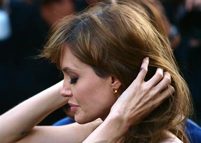 Angelina Jolie Salt Premiere in London on August 16, 2010 