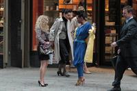 AnnaSophia Robb on the set of The Carrie Diaries in New York City on March 24, 2012