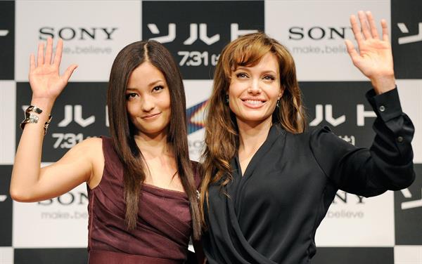 Angelina Jolie Salt Press conference in Tokyo on July 27, 2010