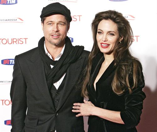 Angelina Jolie at The Tourist premiere in Rome 