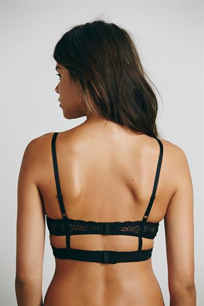 Georgia Fowler in lingerie