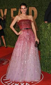 Angie Harmon 2010 at Vanity Fair Oscar party on March 7, 2010 