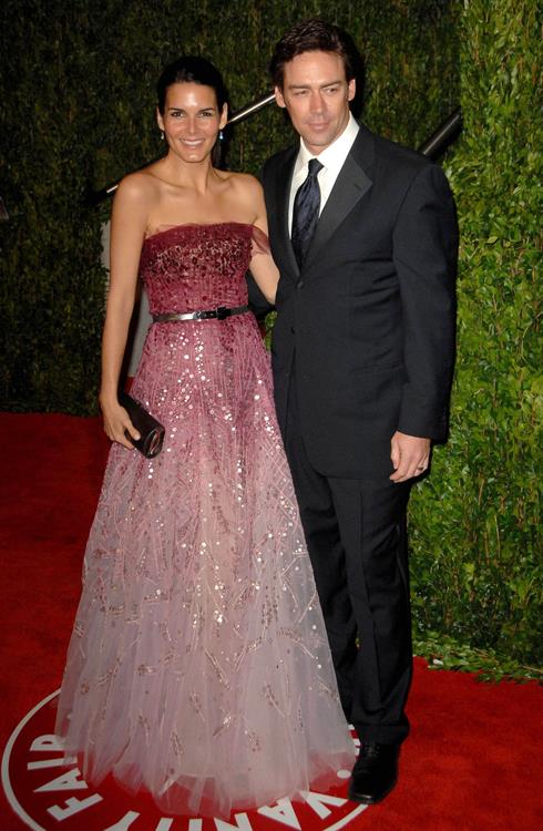 Angie Harmon 2010 at Vanity Fair Oscar party on March 7, 2010 