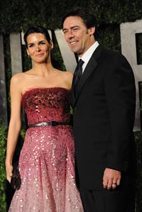 Angie Harmon 2010 at Vanity Fair Oscar party on March 7, 2010 