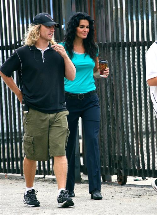 Angie Harmon - On the set of Rizolli & Isles in Los Angeles - June 13. 2012