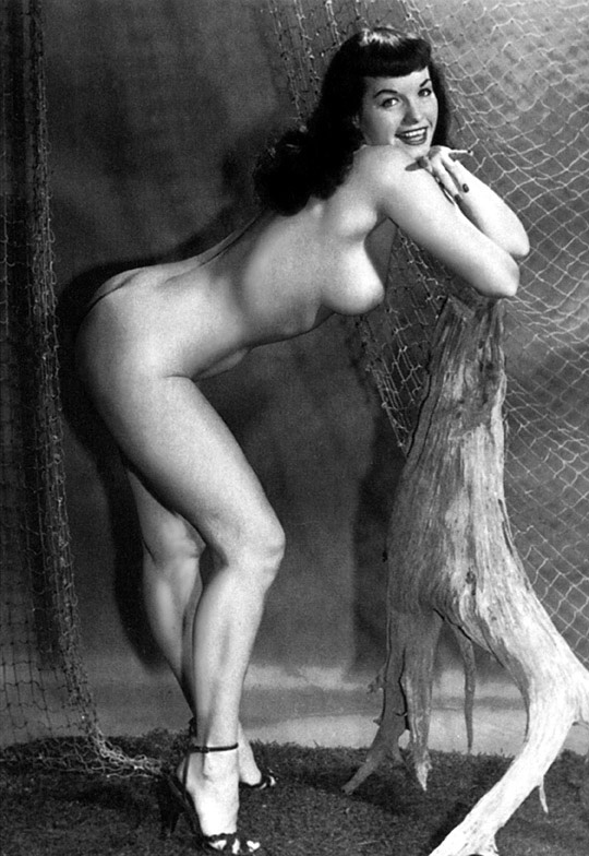 Betty Page Naked Pussy - Bettie Page Nude Pictures. Rating = Unrated