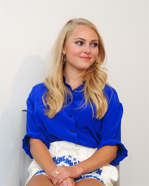 AnnaSophia Robb Twitter Interview at Spring 2013 Mercedes-Benz Fashion Week, September 7, 2012 