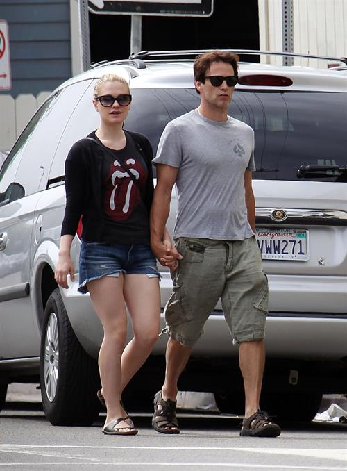 Anna Paquin Venice Beach candids on July 30, 2011 