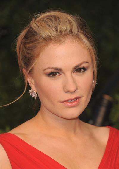 Anna Paquin attending the Vanity Fair Oscar Party in West Hollywood on February 27, 2011