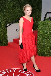 Anna Paquin attending the Vanity Fair Oscar Party in West Hollywood on February 27, 2011