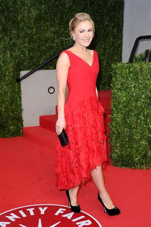 Anna Paquin attending the Vanity Fair Oscar Party in West Hollywood on February 27, 2011