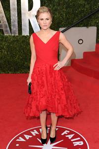 Anna Paquin attending the Vanity Fair Oscar Party in West Hollywood on February 27, 2011