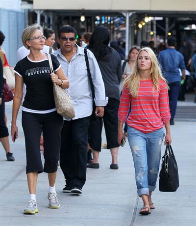 AnnaSophia Robb - out & about in New York City on Sept 12 2012