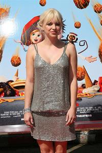 Anna Faris Cloudy With a Chance of Meatballs premiere in Los Angeles 