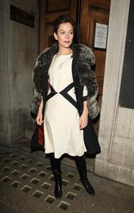 Anna Friel Leaving the Vaudeville Theatre - November 1, 2012