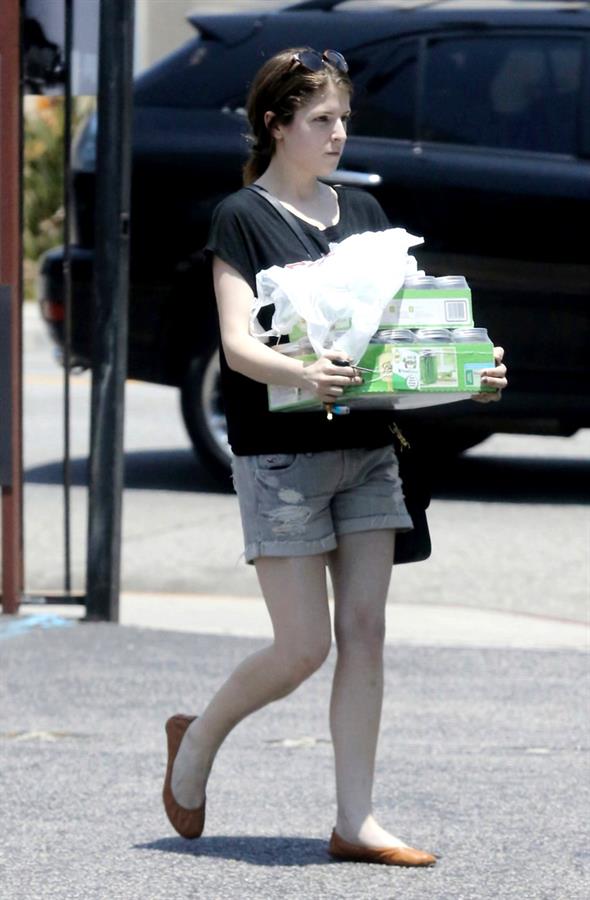 Anna Kendrick Rompage Hardware store in Los Angeles on 2/6/2012