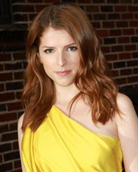 Anna Kendrick Outside 'Late Show with David Letterman' - Oct 4, 2012 