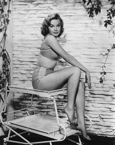 Leslie Parrish in a bikini